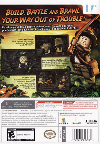 LEGO Indiana Jones: The Original Adventures - Wii - USED