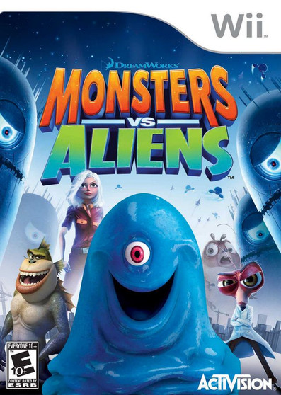 DreamWorks Monsters VS Aliens - Wii - USED
