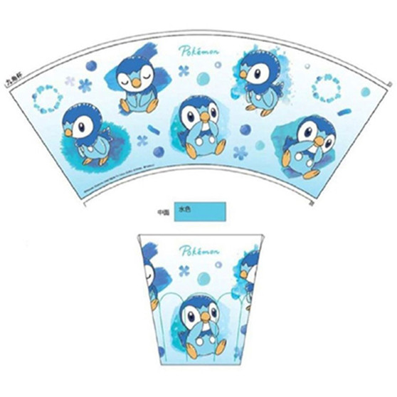 SK JAPAN Pokemon Melamine Tumbler - Piplup