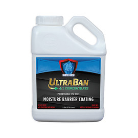 UltraBan 4:1 Concentrate 1-gallon jug – professional-grade moisture barrier coating by Rhino Hide with ergonomic handle. UltraBan 4:1 Concentrate 1-gallon jug – professional-grade moisture barrier coating by Rhino Hide with ergonomic handle.