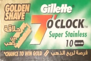 Gillette - 7 0'Clock - Super Stainless (Golden Shave)