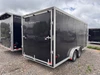 Alcom Trailers 2023 2023 90"X18' V-Nose Cargo Trailer | Tandem Axle Axle 7K | 7' Tall, White Interior, Ps Access Door