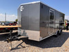 Charmac Trailers 2026 STEALTH 100"X20' Standard Cargo Trailer | Tandem Axle Axle 9.99K, Rear Ramp Door, Rubber Floor, Driver Side Door, Rear Passenger Side Window, Rear Spoiler