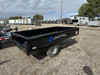 Load Trails Trailers 2025 2025 60"X8' Single Ram Dump Trailer | Single Axle Axle, 10" Tires, 12" Removable Sides, Light Weight | Urban Dump, Tongue Storeage Box, 10" Tires, 12" Removable Sides (Weights 800 Lbs)
