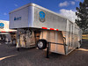 Merritt Trailers 2026 2026 96"X24' Stock Trailer | Tandem Axle Axle 17K | Aluminum, 52" Escape Door, Flat Floor, 2 Center Gates, Tie Loops In/Out, 17.5 Tires, Spare, 8K Axles17K