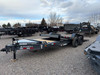 Iron Bull Trailers 2026 2026 84"X20' Gravity Tilt Trailer | Tandem Axle Axle 14K | 7K Axles, 8" I-Beam,16" OC, 10K Jack, (6) D-Rings, 16' Tilt + 4' Stat., XL Tool Box, Removable Fenders