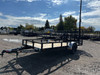 P.J. Trailers 2025 2025 72"X14' Utility Trailer | Single Axle Axle | 4' Rampgate Spring Assisted, Mount, Aluminum. Dp Fenders