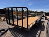 P.J. Trailers 2027 2027 83"X20' Utility Trailer | Tandem Axle Axle | ATV Side Load, Straightdeck W/4' Spring Assisted Rear Ramp