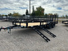 P.J. Trailers 2026 2026 83"X20' Utility Trailer | Tandem Axle Axle | 12" OC Crossmembers, ATV Side Load, Straightdeck W/4' Spring Assisted Rear Ramp