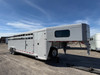 Trails West Trailers 2026 2026 84"X29' Stock Combo Trailer | Tandem Axle Axle 16K | Straight Tack (2) Doors & Swingout Saddle Racks, Extra Divider Gate, Rear Slider Combo , Matts