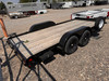 Big Tex Trailers 2021 16' Car Hauler Trailer | Tandem Axle 7K, Steel Fenders, Slide In Ramps, Straight Deck, Spare Tire and Mount