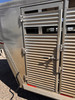 Exiss Trailers 1997 18' Stock Trailer | Tandem Axle Axle 14K, Spare Tire, Drivers Side Escape Door, Rear Swing Door with Sliding Gate, Over Tongue Storage