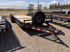 P.J. Trailers 2021 T6 22' Tilt Trailer | Tandem Axle 14K, Torsion Axles, 14 Ply , 6' Statonary, 16' Tilt Deck, Extended Tongue, Tool Basket, Spare Tire and Mount