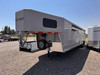 Trails West Trailers 2024 HOTSHOT 360" Stock Combo Trailer | Tandem Axle Axle 20K, Torsion Axles, Passenger Size Escape Door, Single Rear Swing Gate Slide, Two Gates, Rubber Floors, Tack Room, Swing Out Saddle Rack