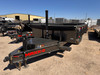 Maxx-D Trailers 2027 D9X 96"X16' Telescopic Deckover Dump Trailer | Tandem Axle Axle 14K, Hydraulic Jack