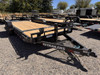P.J. Trailers 2027 T6 83"X20' Car Hauler Gravity Tilt Trailer | Tandem Axle Axle 14K, 16' Tilt, 2' Stationary, Torsion Axles, Bolt On Steel Fenders