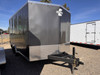 Charmac Trailers 2026 STEALTH 100"X16' V-Nose Cargo Trailer | Tandem Axle Axle 7K, Rubber Diamond Plate Floor, Torsion Axles, White Interior, Rear Ramp Door, Driver Side Access Door