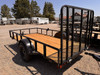 GR Trailers 2026 72"X12' Utility Trailer | Single Axle Axle 2.99K, Pieptop Rails, Spring Assist Rampgate
