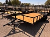 GR Trailers 2026 82"X14' Utility Trailer | Single Axle Axle 2.99K, Pieptop Rails, Spring Assist Rampgate