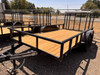 GR Trailers 2026 82"X12' Utility Trailer | Tandem Axle Axle 7K, Pieptop Rails, Spring Assist Rampgate, Spare Tire Mount