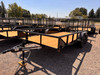 GR Trailers 2026 82"X16' Utility Trailer | Tandem Axle Axle 7K, Pieptop Rails, Spring Assist Rampgate, Spare Tire Mount