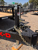 Maxx-D Trailers 2027 U4X 83"X18' HD Utility Trailer | Tandem Axle Axle 9.99K, 5" Channel Frame, Square Tube Rail, 1' Dovetail, HD 4' Rear Rampgate, Spare Tire Mount