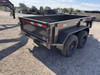 Maxx-D Trailers 2027 D6B 60"X10' Single Ram Dump Trailer | Tandem Axle Axle 9.99K, 18" Solid Sides, Slide In Ramps, Side Swing Gate, Tarp Kit