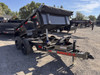 Maxx-D Trailers 2027 D6B 60"X10' Single Ram Dump Trailer | Tandem Axle Axle 9.99K, 18" Solid Sides, Slide In Ramps, Side Swing Gate, Tarp Kit