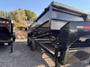 Iron Bull Trailers 2027 DTG 83"X16' Scissor Dump Trailer | Tandem Axle Axle 14K, 24" Sides, 7 Ga Floor, Aluminum Ramps, Tarp Kit, Spare Mount, 2 Way Spreader Gate