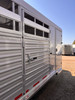 Trails West Trailers 2027 HOTSHOT Stock Combo Trialer | Tandem Axle Axle 18.667K, Rubber Floor, Side Escape Door, Single Divider Gate, Swing Slide Combo Gate, Tack Room, Swing Out Saddle Racks, Water Tank