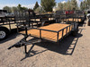 GR Trailers 2026 82"X14' Utility Trailer | Single Axle Axle 2.99K, Pieptop Rails, Spring Assist Rampgate