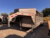 GR Trailers 2026 80"X24' Stock Trailers | Tandem Axle Axle 14K, Rubber Floor, Side Escape Door, Dual Divider Gate, Swing Slide Combo Gate