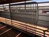 GR Trailers 2026 80"X24' Stock Trailers | Tandem Axle Axle 14K, Rubber Floor, Side Escape Door, Dual Divider Gate, Swing Slide Combo Gate