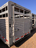 Trails West Trailers 2027 HOTSHOT 90"X25' Stock Combo Trialer | Tandem Axle Axle 18.667K, Single Gate, Rubber Floors, Swing Rear Gate, Escape Doors, Tack Room, Convenience Package, Swing Out Saddle Racks