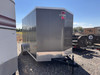 Charmac Trailers 2023 ATLAS 84"X12' V-Nose Cargo Trailer | Single Axle Axle 2.99K, Drivers Side Access Door, Smooth Alumium Fenders, Rear Ramp Door