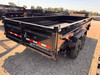 Iron Bull Trailers 2027 DTB 83"X16' Scissor Dump Trailer | Tandem Axle Axle 47.999K, 24" Sidewalls, 7 Gauge Floor, XL Tongue Box, Tarp Kit, 2 Way Spreader, Slide In Ramps