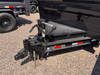 Iron Bull Trailers 2027 DTB 83"X16' Scissor Dump Trailer | Tandem Axle Axle 47.999K, 24" Sidewalls, 7 Gauge Floor, XL Tongue Box, Tarp Kit, 2 Way Spreader, Slide In Ramps