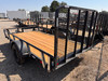 Raw Maxx Trailers 2027 UTX 77"X12' Utility Trailer | Single Axle Axle 3.5K, 4' Ramp Gate, Pipetop Rails, Tread Brite Trim, Steel Diamond Plate Fenders