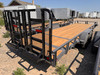 Raw Maxx Trailers 2026 UTX 83"X24' Utility Trailer | Tandem Axle Axle 10K, Dovetail, Split HD Ramp Gate, Spare Tire Mount, Pipetop Rail, Steel Diamond Plate Fenders