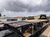 P.J. Trailers 2027 LD 25' Deckover Flatbed Trailer | Tandem Axle, DUAL, MONSTER RAMPS, WINCH PLATE, 25K