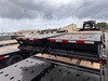 P.J. Trailers 2027 LD 25' Deckover Flatbed Trailer | Tandem Axle, DUAL, MONSTER RAMPS, WINCH PLATE, 25K