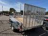 Nordtek Trailers 2025 UT 72"X12' Utility Trailer | Tandem Axle 7K, Wood Deck, Open Sides, Rear Ramp Gate, Brakes Both Axles