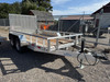 Nordtek Trailers 2025 UT 72"X12' Utility Trailer | Tandem Axle 7K, Wood Deck, Open Sides, Rear Ramp Gate, Brakes Both Axles