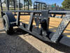 Raw Maxx Trailers 2027 UTX 83"X14' Utility Trailer | Single Axle 3.5K, 2" Round Pipetop Rails, 4' Rear Ramp Gate, Spare Tire Mount, 8 Ply Tires