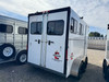 Triple C Trailers 2023 Teton Horse Trailer | 2H, SWING-OUT SADDLE RACK, DOOR ORGANIZER, EXT LOAD LIGHTS, WINDOWS, SPARE (charmac logo)