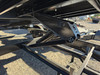 P.J. Trailers 2027 D7 83"X14' Scissor Dump Trailer | Tandem Axle 14K, 6" Channel, 24" Sides, Spreader Gate, Scissor Lift, Tarp Kit, Slide In Ramps