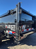 P.J. Trailers 2027 D7 83"X14' Scissor Dump Trailer | Tandem Axle 14K, 6" Channel, 24" Sides, Spreader Gate, Scissor Lift, Tarp Kit, Slide In Ramps