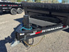 P.J. Trailers 2027 DL 83"X16' Low Profile Scissor Dump Trailer | Tandem Axle 14K, LOW PRO, 24" SIDES, 6" CYLINDER UPGRADE, HYD JACK, STRAIGHT AXLES