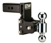 B&W Hitches Tow and Stow Adjustable Drop Hitch | 2.5" Receiver, 5" Drop, 4-1/2" Rise, Dual Ball 2-5/16" x 2" | Universal