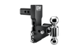 B&W Hitches Tow and Stow Adjustable Drop Hitch | 2" Receiver, 4-1/2" Drop, 5-1/2" Rise, Dual Ball 2-5/16" x 2" | GM MultiPro & MultiFlex Compatible